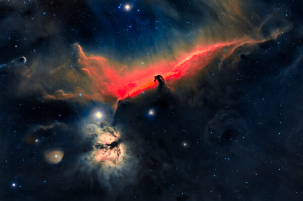 Horsehead and Flame Nebulae