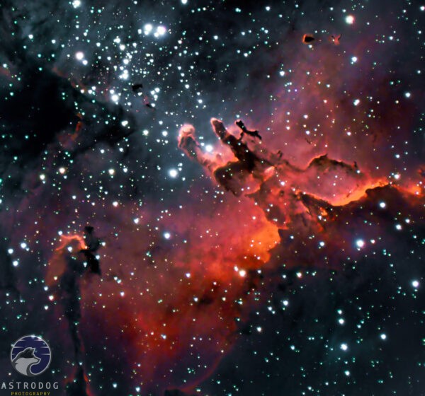 The Pillars of Creation SHO Stars